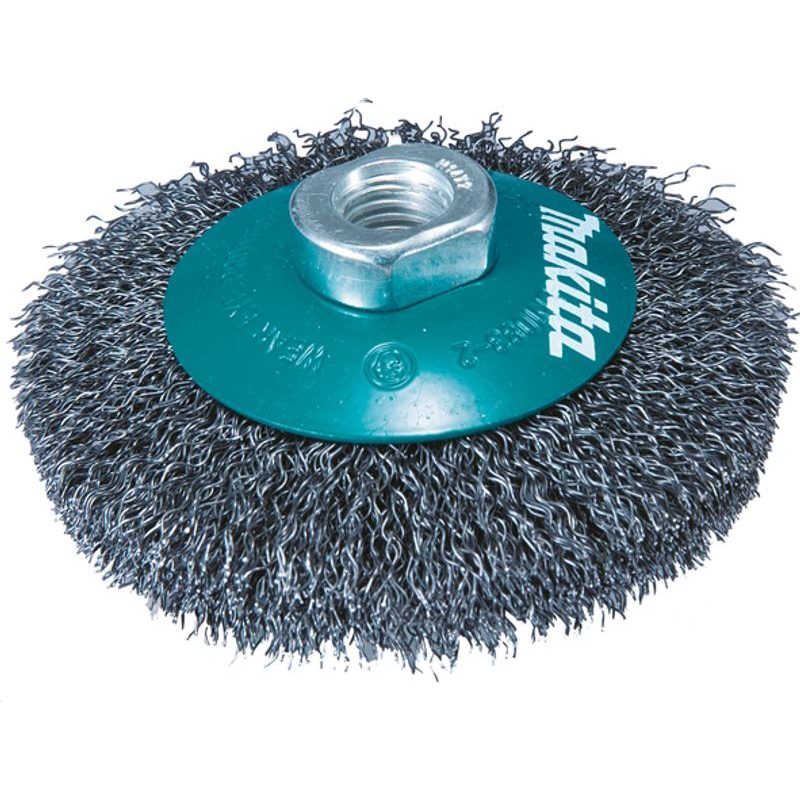 MAKITA D-77562 - KARTÁČ MISKOVITÝ 115MM, DRÁT NEREZOVÝ VLNITÝ 0,3MM - MAKITA NÁHRADNÍ DÍLY