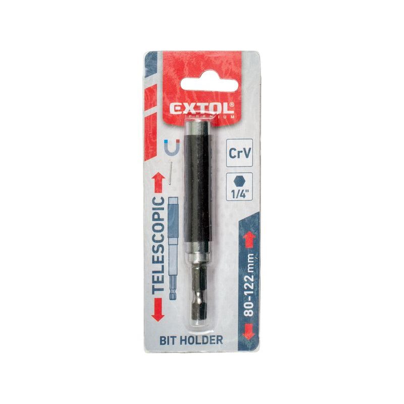 EXTOL PREMIUM DRŽÁK HROTŮ DO VRTAČKY, 1/4"X80-122MM, 791002 - OSTATNÍ PŘÍSLUŠENSTVÍ - PŘÍSLUŠENSTVÍ MAKITA