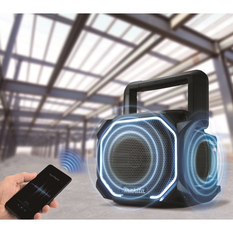 MAKITA MR014GZ - AKU REPRODUKTOR BLUETOOTH LI-ION LXT, XGT,14,4V-40V Z - AKU STAVEBNÍ RÁDIA MAKITA - AKUMULÁTOROVÉ STROJE MAKITA