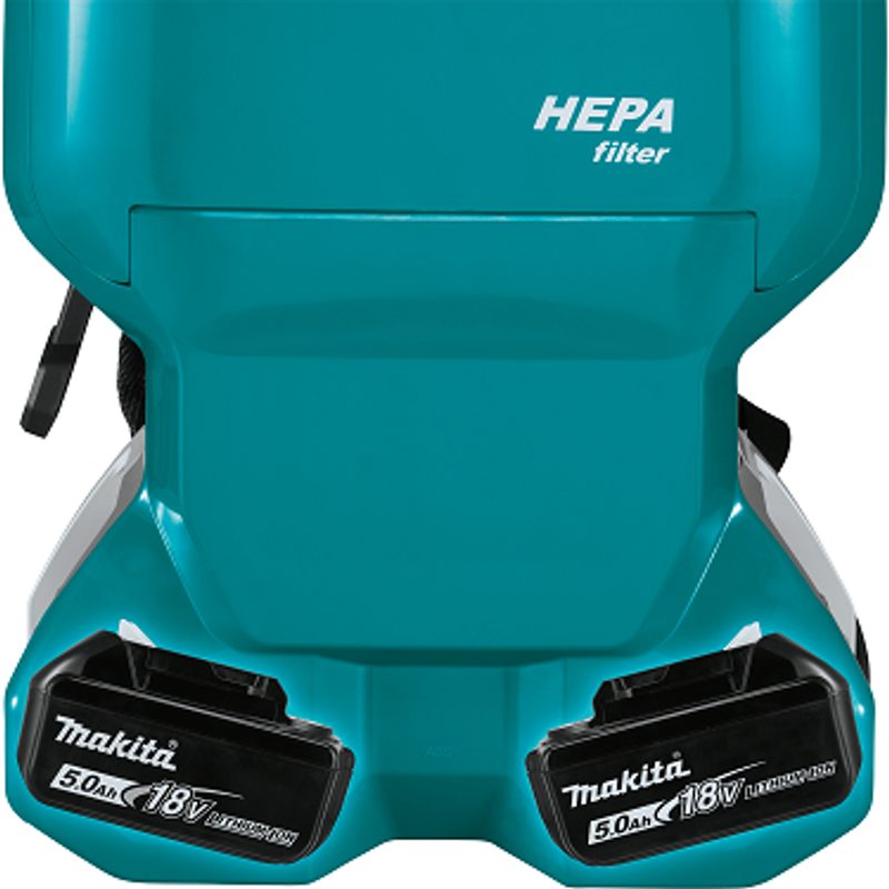 MAKITA DVC665ZU - AKU-VYSAVAČ ZÁDOVÝ S AWS LI-ION LXT 2X18V,BEZ AKU Z - LI-ION 2X18V - AKUMULÁTOROVÉ STROJE MAKITA