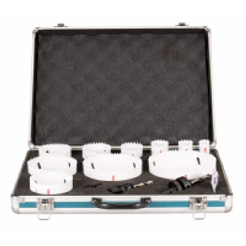 MAKITA D-75764 - SADA DĚROVEK BIM 13 KS V HLINÍKOVÉM KUFRU - VRTÁNÍ - PŘÍSLUŠENSTVÍ MAKITA