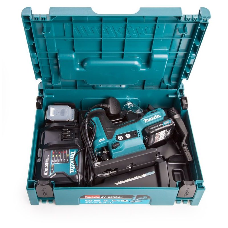 MAKITA JV102DSAJ - AKU PŘÍMOČARÁ PILA LI-ION CXT 10,8/12V/2,0AH - LI-ION 10,8V - AKUMULÁTOROVÉ STROJE MAKITA