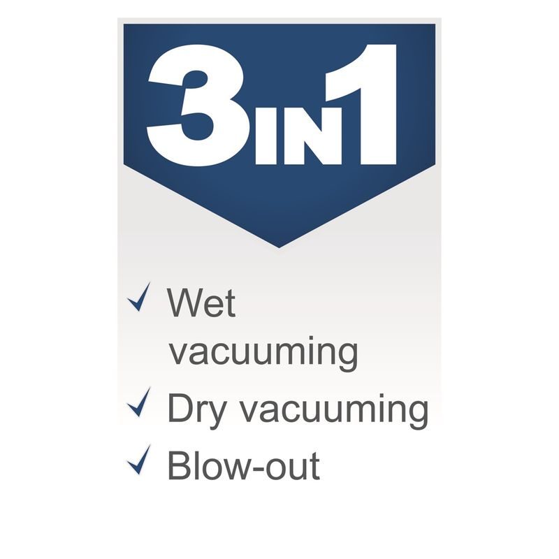 SCHEPPACH NTS 16 PRŮMYSLOVÝ VYSAVAČ NA SUCHÉ/MOKRÉ VYSÁVÁNÍ 16 L - VYSAVAČE MAKITA