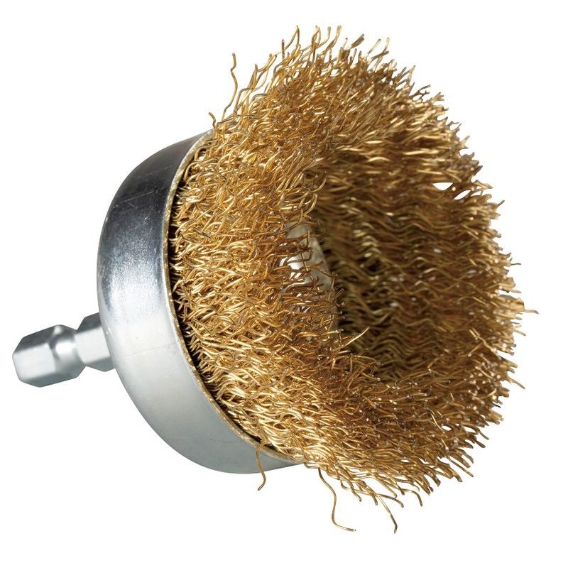 MAKITA D-73617 - MISKOVITÝ KARTÁČ POTAŽENÝ MOSAZÍ PR. 50 MM - MAKITA NÁHRADNÍ DÍLY