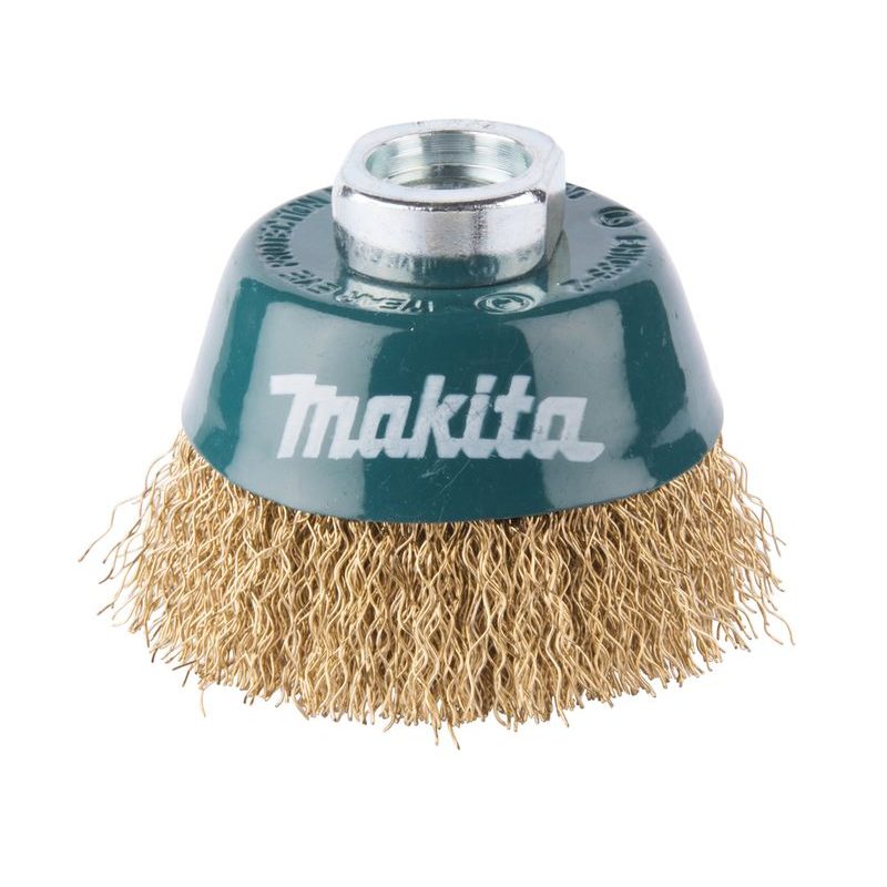 MAKITA D-39746 - MISKOVITÝ KARTÁČ Z MOSAZNÉHO DRÁTU,VLNITÝ DRÁT 0,3MM,60MM - MAKITA NÁHRADNÍ DÍLY