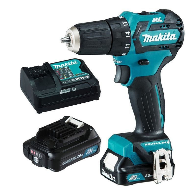 MAKITA DF332DSAE - AKU BEZUHLÍKOVÝ ŠROUBOVÁK LI-ION CXT 12V/2,0AH - LI-ION 10,8V-12V - AKUMULÁTOROVÉ STROJE MAKITA