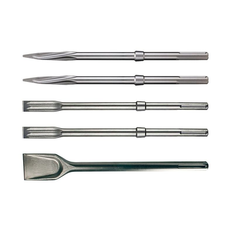 MAKITA E-13194 - SADA SAMOOSTŘÍCÍCH SEKÁČŮ SDS-MAX 5 KS V PLASTOVÉM POUZDŘE - MAKITA NÁHRADNÍ DÍLY