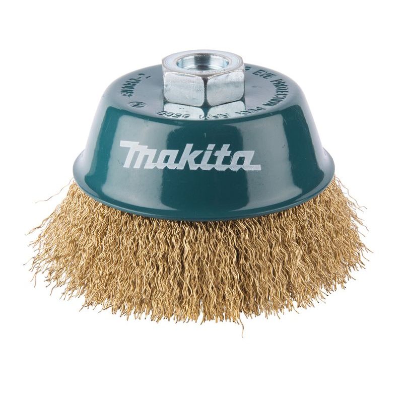 MAKITA D-39805 - MISKOVITÝ KARTÁČ Z MOSAZNÉHO DRÁTU,VLNITÝ DRÁT 0,3MM,100MM - MAKITA NÁHRADNÍ DÍLY