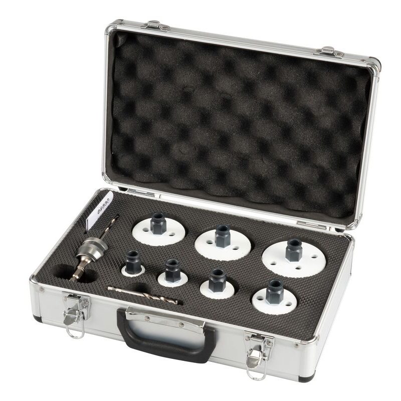 MAKITA E-12295 - SADA DĚROVEK BIM EZYCHANGE 2 V AL KUFRU: 25,32,40,51,65,68,76 + VRTÁK HSS-G - VRTÁNÍ - PŘÍSLUŠENSTVÍ MAKITA