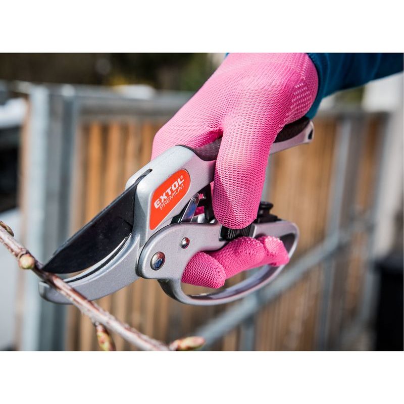 EXTOL LADY RUKAVICE Z POLYESTERU S PVC TERČÍKY NA DLANI, VELIKOST 7", 99719 - RUKAVICE Z POLYESTERU - PŘÍSLUŠENSTVÍ MAKITA