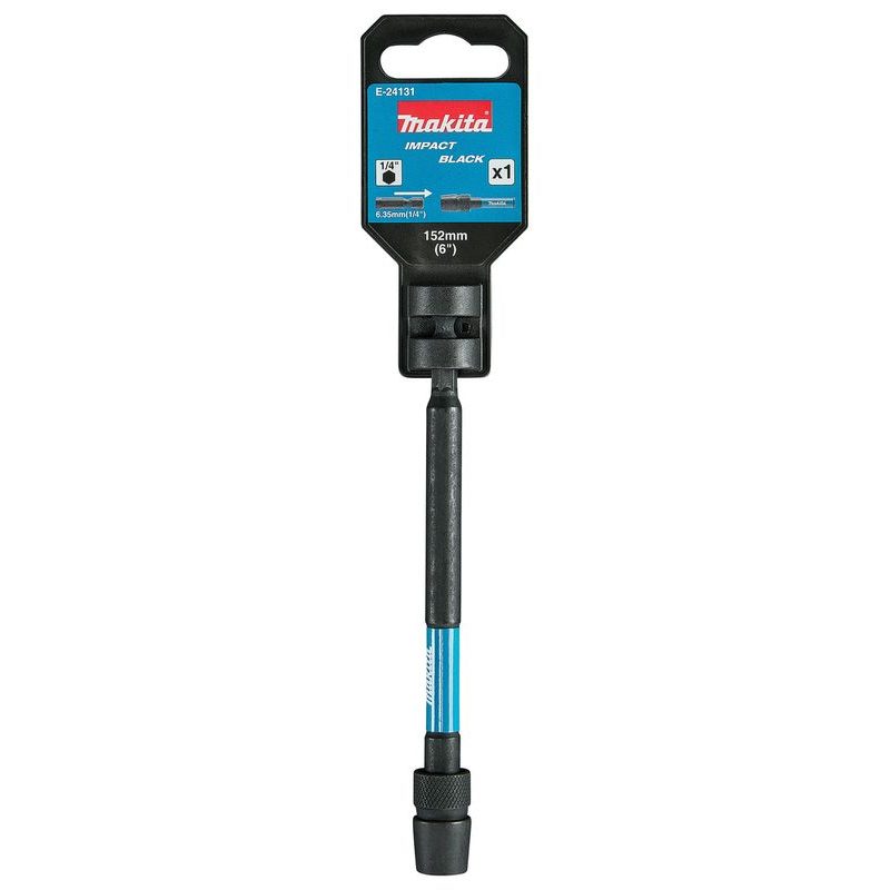 MAKITA E-24131 - DRŽÁK BITŮ ŠESTIHRAN 1/4" IMPACT BLACK 152 MM - SADY NÁŘADÍ, BITŮ, VRTÁKŮ A JINÉ SADY - PŘÍSLUŠENSTVÍ MAKITA