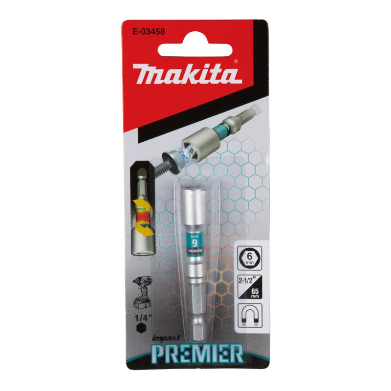 MAKITA E-03458 - TORZNÍ OŘECH ŘADY IMPACT PREMIER, H6-65MM,1PC MAGNETICKÝ - MAKITA NÁHRADNÍ DÍLY