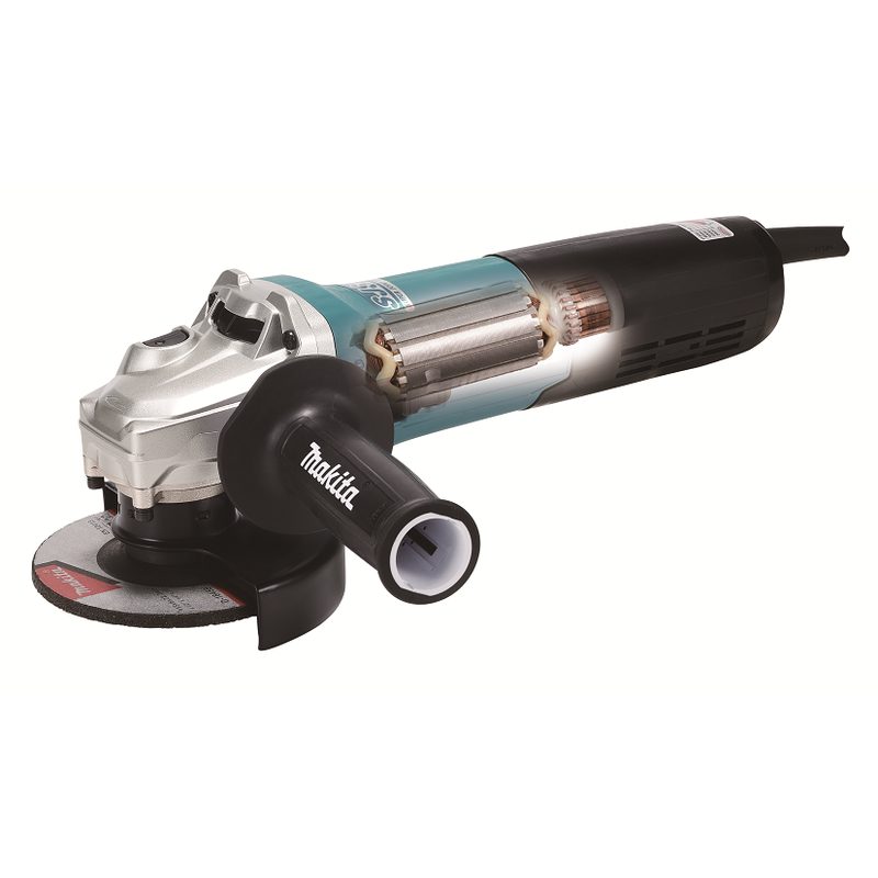 MAKITA GA5094 - ÚHLOVÁ BRUSKA S BRZDOU 125MM,SJS,ELEKTRONIKA,SKLOPNÝ VYPÍNAČ,1900W - PRŮMĚR 125 MM - BRUSKY MAKITA