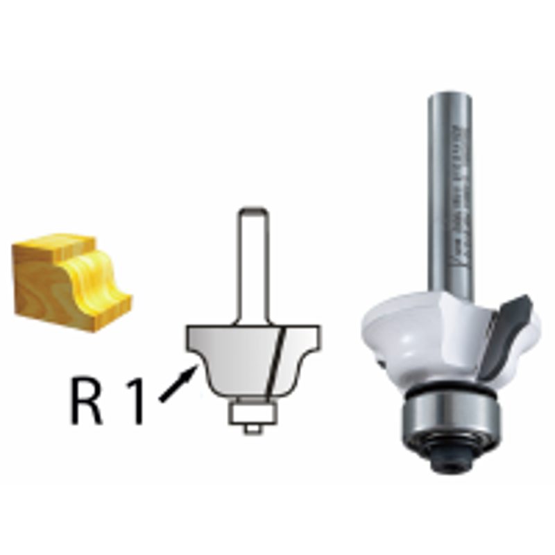 MAKITA D-48810 - PROFILOVÁ FRÉZA S LOŽISKEM STOPKA 6 MM,28,6X13X55 MM - MAKITA NÁHRADNÍ DÍLY