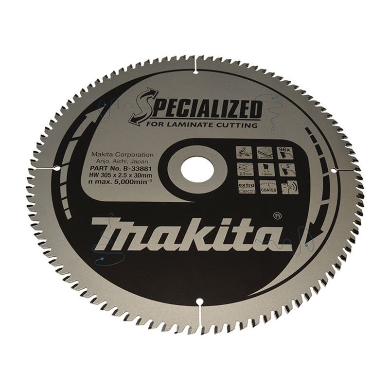 MAKITA B-33881 - KOTOUČ PILOVÝ LAMINO SPECIALIZED 305X2.5X30MM 96Z = OLD B-29505 - MAKITA NÁHRADNÍ DÍLY