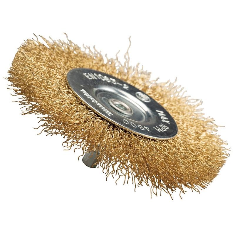 MAKITA D-73695 - KOTOUČOVÝ KARTÁČ POTAŽENÝ MOSAZÍ PR. 100 MM - MAKITA NÁHRADNÍ DÍLY