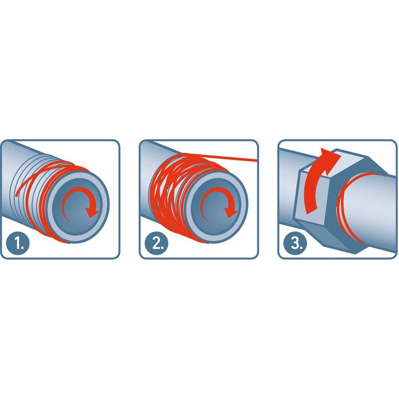 EXTOL PREMIUM TĚSNÍCÍ ZÁVITOVÁ NIT, POLYAMIDOVÁ, 150M, 8856300 - PŘÍSLUŠENSTVÍ MAKITA