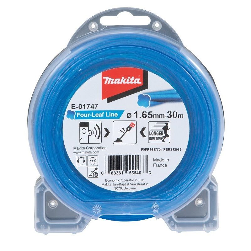 MAKITA E-01747 - STRUNA NYLONOVÁ 1,65MM, MODRÁ, 30M, SPECIÁLNÍ PRO AKU STROJE - PŘÍSLUŠENSTVÍ DOLMAR - PŘÍSLUŠENSTVÍ MAKITA