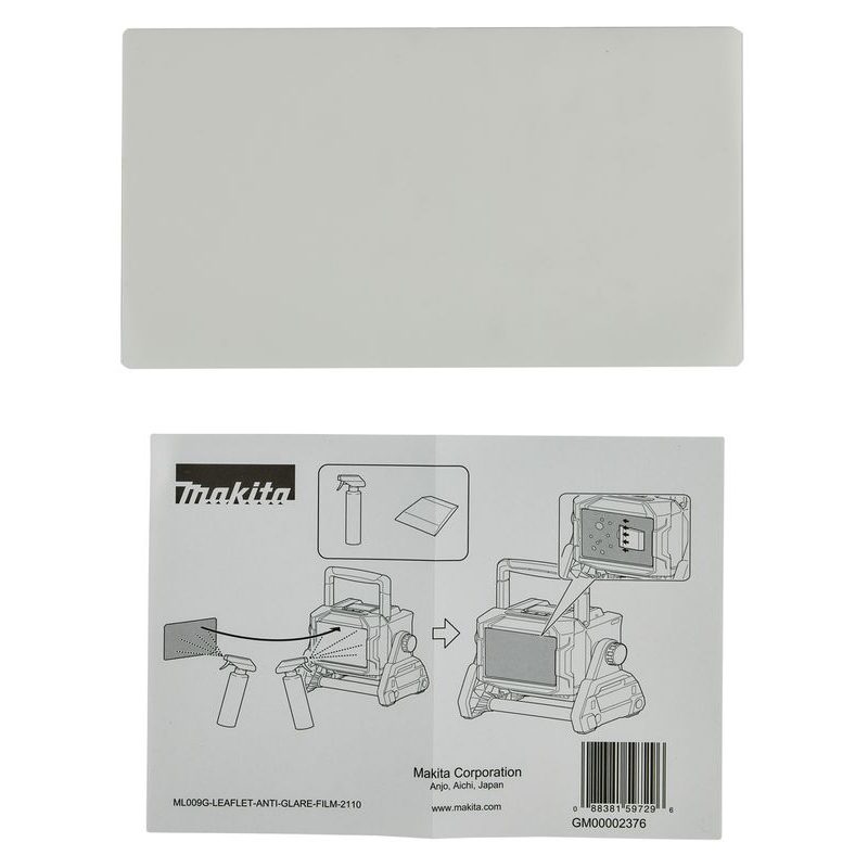 MAKITA GM00002376 - FILTR OSLNĚNÍ ML009G - MAKITA NÁHRADNÍ DÍLY