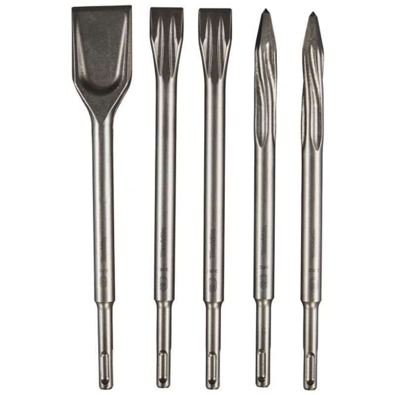 MAKITA E-13188 - SADA SAMOOSTŘÍCÍCH SEKÁČŮ SDS-PLUS 5 KS V PLASTOVÉM POUZDŘE - MAKITA NÁHRADNÍ DÍLY