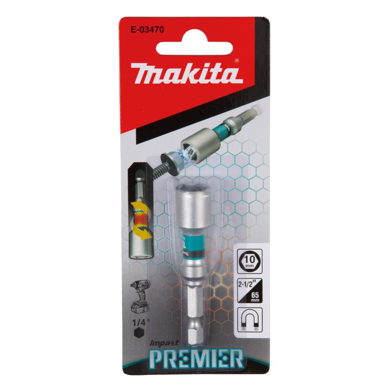 MAKITA E-03470 - TORZNÍ OŘECH ŘADY IMPACT PREMIER, H10-65MM,1PC MAGNETICKÝ - MAKITA NÁHRADNÍ DÍLY