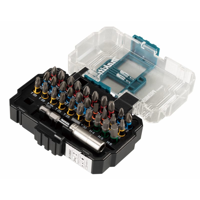 MAKITA E-13552 - SADA TORZNÍCH BITŮ 1/4" IMPACT PREMIER 31 KS V PLASTOVÉ KRABIČCE - MAKITA NÁHRADNÍ DÍLY