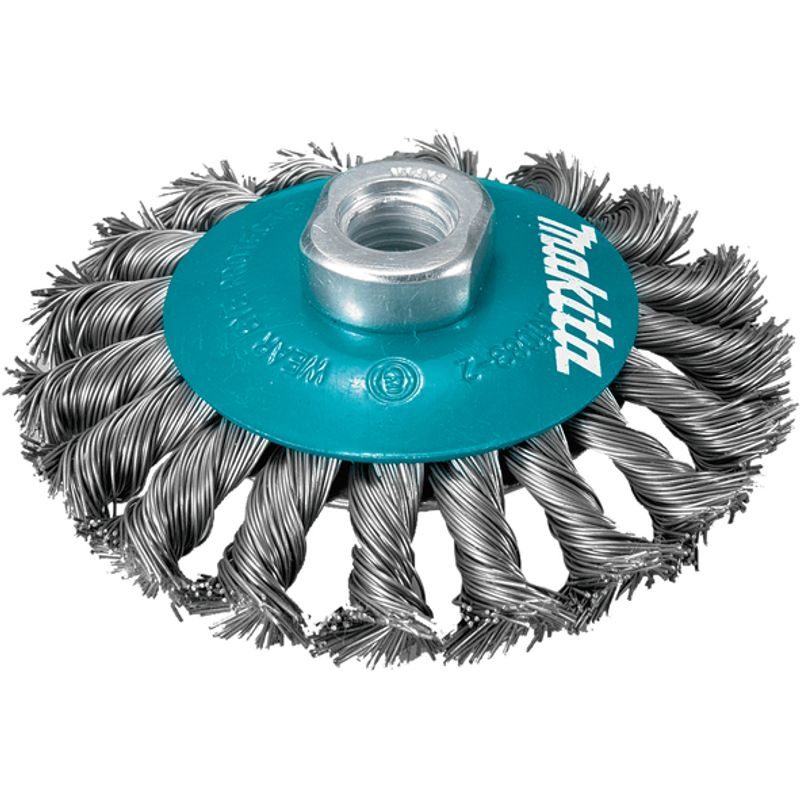 MAKITA D-77584 - KARTÁČ MISKOVITÝ 115MM, DRÁT NEREZOVÝ SPLÉTANÝ 0,5MM - MAKITA NÁHRADNÍ DÍLY