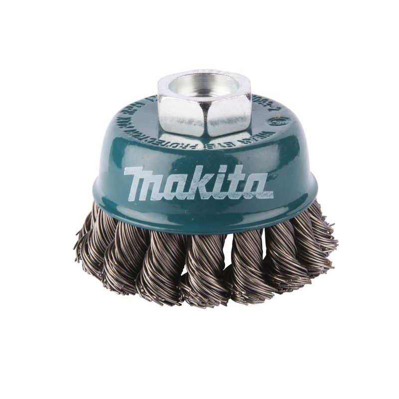 MAKITA D-77475 - KARTÁČ MISKOVITÝ 65MM, DRÁT NEREZOVÝ SPLÉTANÝ 0,5MM - MAKITA NÁHRADNÍ DÍLY