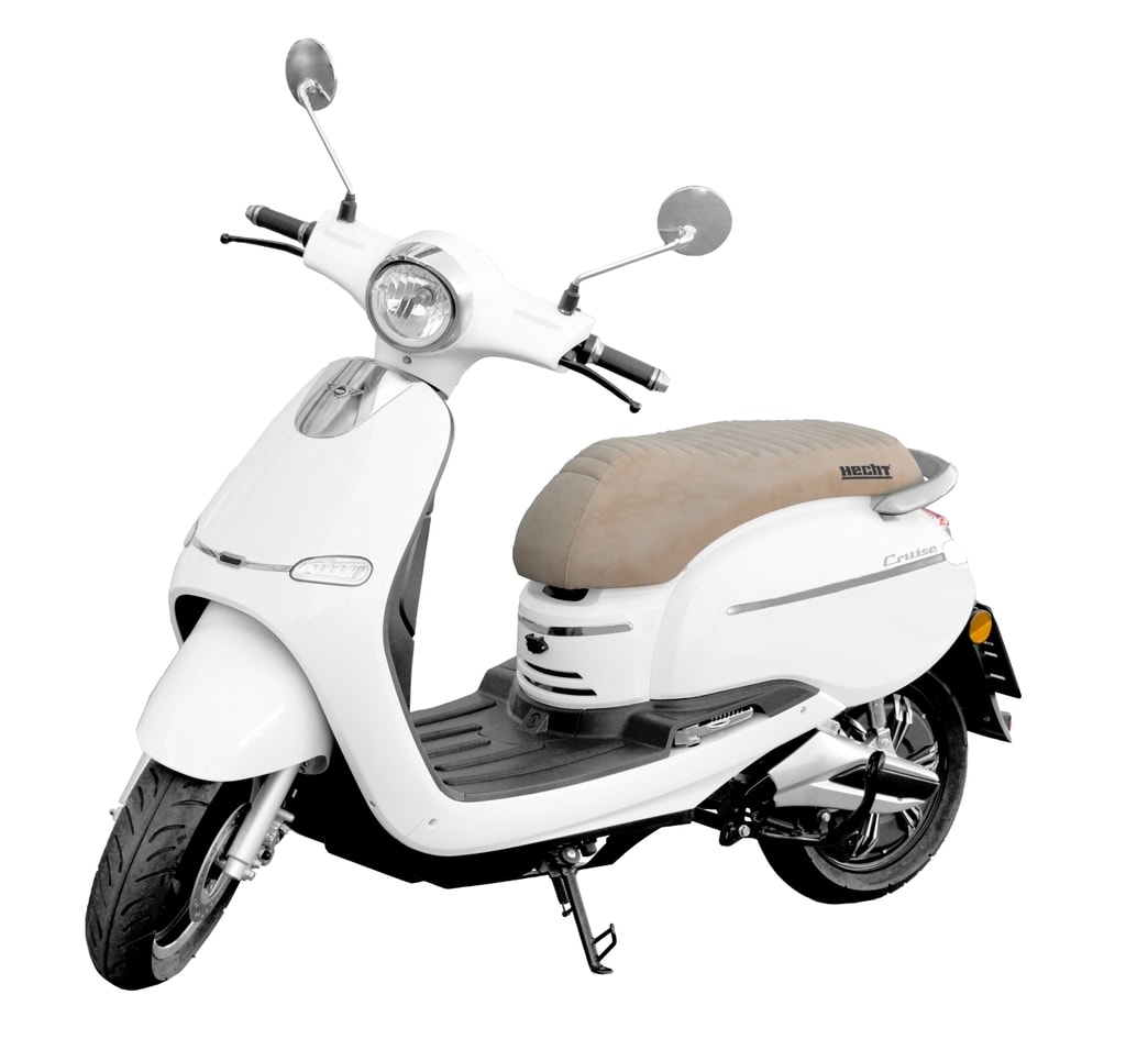 Retro look e-scooter - HECHT CITIS WHITE - Electric Motorcycles - Quad ATV,  Buggy UTV - HECHT