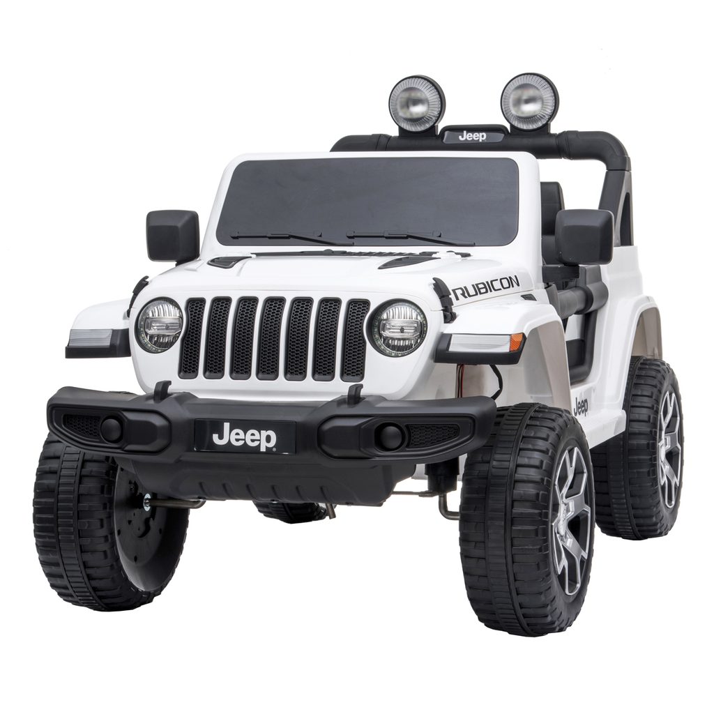 Accu car for kids - Jeep Wrangler Rubicon White - Accumulator - Vehicles,  Children Toys - HECHT