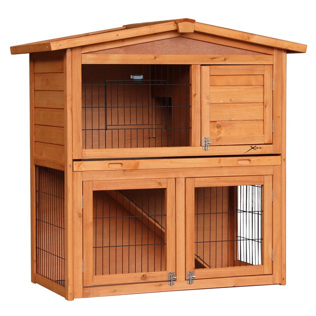 Twolevel rabbit cage HECHT RAPHAELO Rabbit Houses Pet Supplies