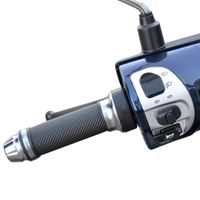 Retro look e-scooter - HECHT CITIS BLUE