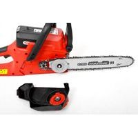 Systém upnutí řetězu a lišty