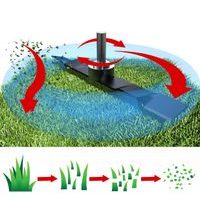 Petrol lawn mower with self propelled system - HECHT 5484 SXE 5 in 1