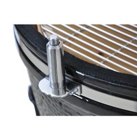 Ceramic charcoal garden grill - HECHT FERNO BLACK