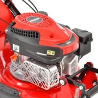 Petrol lawn mower with self propelled system - HECHT 546 XR 5 in 1