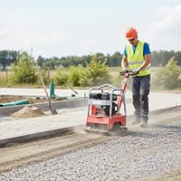 Two-way vibrating plate - HECHT 1116