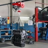 Electric rope winch - HECHT 8450