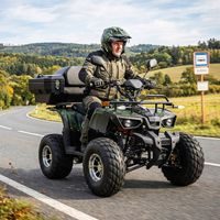 Battery-Powered Quad Bike - HECHT 56199 ARMY