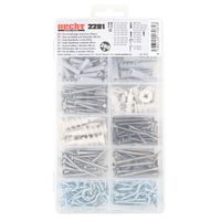 Set of Wall Plugs and Screws 290pcs - HECHT 2281