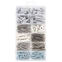Set of Wall Plugs and Screws 290pcs - HECHT 2281
