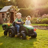 Accu tractor for children - HECHT 50925 GREEN