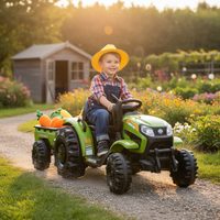 Accu tractor - HECHT 50435 GREEN