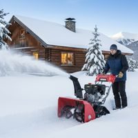 Petrol snow blower with self propelled system - HECHT 9534 SQ