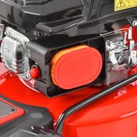 Petrol lawn mower with self propelled system - HECHT 554 SXE 5 in 1