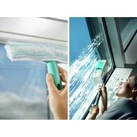 Vysavač na okna - LEIFHEIT Window Cleaner, oboustranný mop a 43 cm tyč