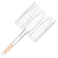 Fish Grilling Basket for 3 Fish 280 x 280 mm x 55 cm