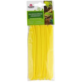 Plant Label Stake Rosteto L 6 Yellow 15x1.7 cm (Set of 15) Straight