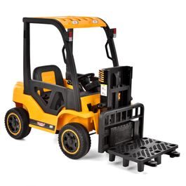 Accu forklift for kids - HECHT 52108 YELLOW