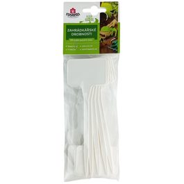 Plant Label Stake Rosteto SL 135 White 15x5.5x3.5 cm (Set of 10) Straight